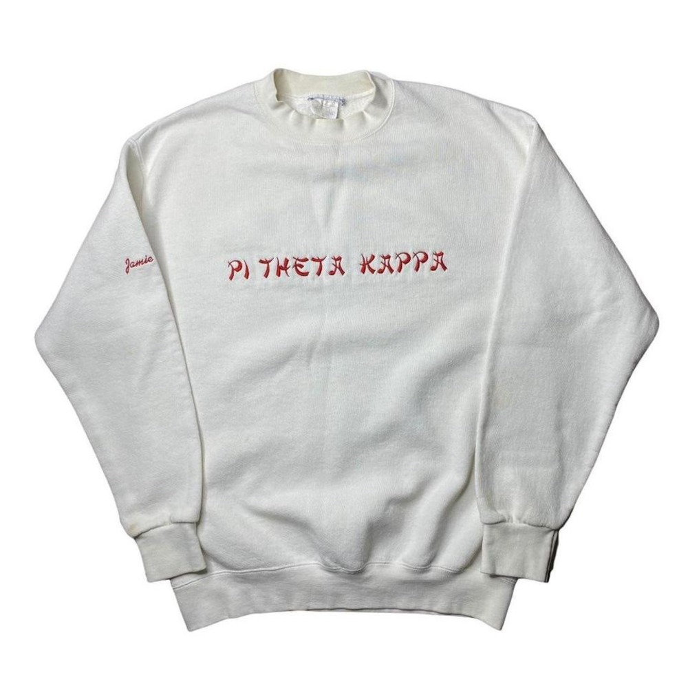 Vintage 90s PHI THETA‎ KAPPA sorority sweater